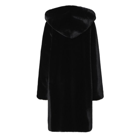 Molliolli - Bonnie Fur Hood Coat - Picture 10 of 11